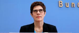 Äußerte sich am Mittwoch zur KSK: Verteidigungsministerin Annegret Kramp-Karrenbauer.