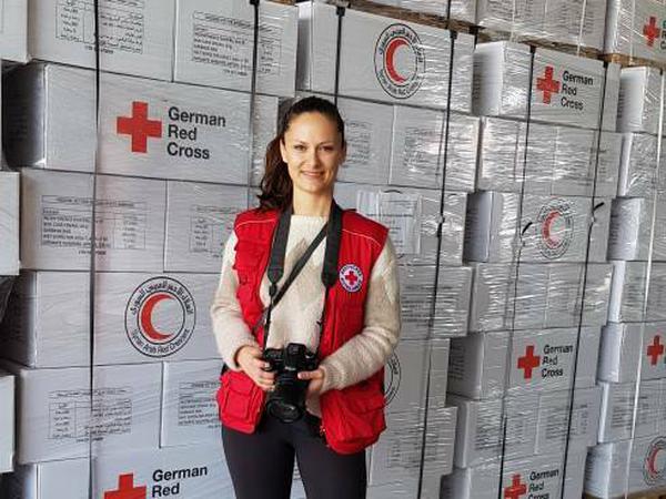 Oana Bara arbeiter für das Deutsche Rote Kreuz in Beirut.