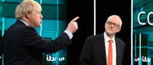 TV-Duell zwischen Boris Johnson und Jeremy Corbyn
