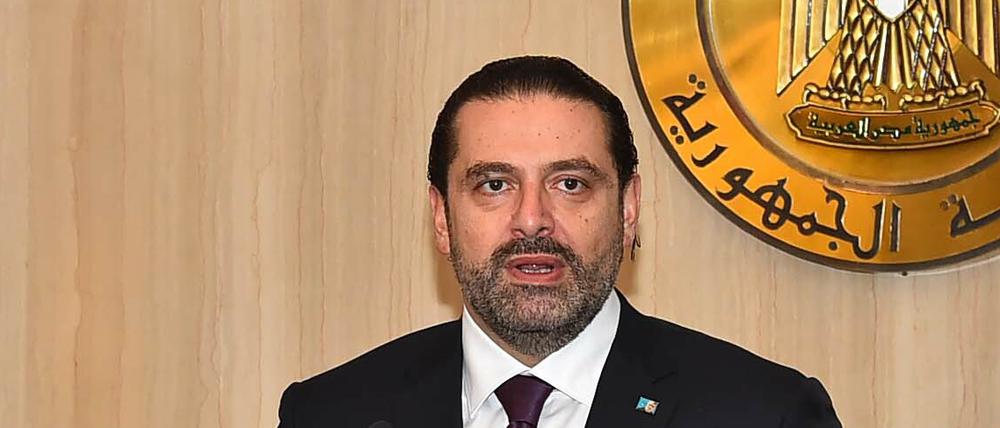 Saad Hariri, libanesischer Ministerpräsident. 