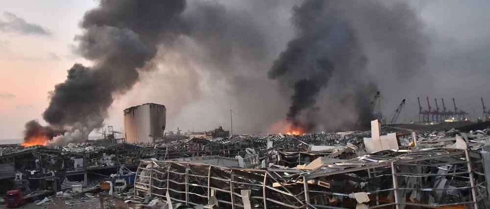 Die Explosionen in der libanesischen Hauptstadt Beirut sind verheerend.