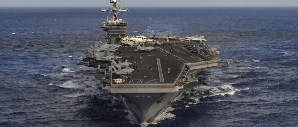 Unterwegs nach Nordkorea: Der US-Flugzeugträger USS Carl Vinson (Archivbild vom Januar 2017)