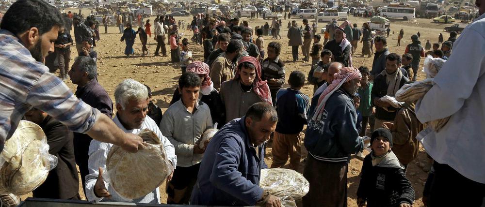 Brote fürs Überleben. Zehntausende Syrer benötigen tagtäglich Unterstützung, um über die Runden zu kommen. 