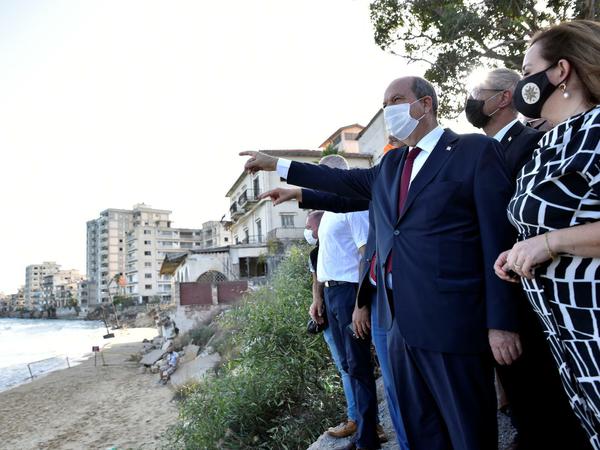 Ersin Tatar, der Regierungschef des türkischen Inselteils auf Zypern