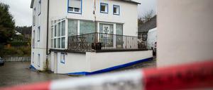 Haus des "Reichsbürgers" in Georgensgmünd, der Polizeibeamte attackiert und einen getötet hatte. 