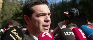 Freut sich auf die Neuwahlen: Der Chef der griechischen Linkspartei Syriza, Alexis Tsipras.