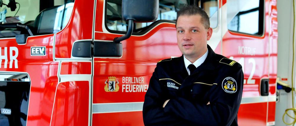 Thomas Kirstein ist der Pressesprecher der Berliner Feuerwehr. Er war auch am 19. Dezember 2016 im Einsatz.