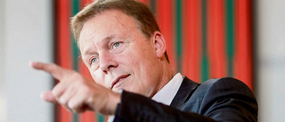 Warnt die Koalition vor einem Überbietungswettbewerb in Sachen Rente: SPD-Fraktionschef Thomas Oppermann.