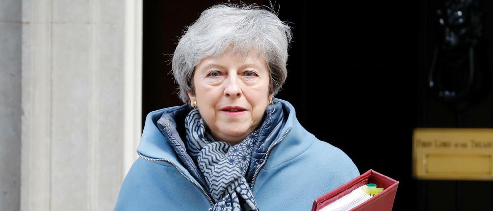 Eine neue Idee für den Brexit: Die britische Regierungschefin Theresa May
