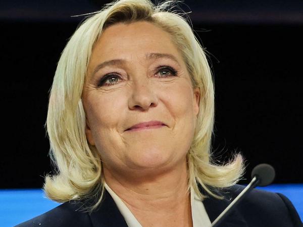 Marine Le Pen hat erneut deutlich Stimmen hinzugewonnen. 