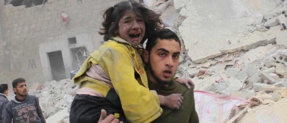 Zerstörung, Gewalt, Tote: Kinder in Syrien sind oft traumatisiert von dem, was sie im Krieg miterleben müssen.