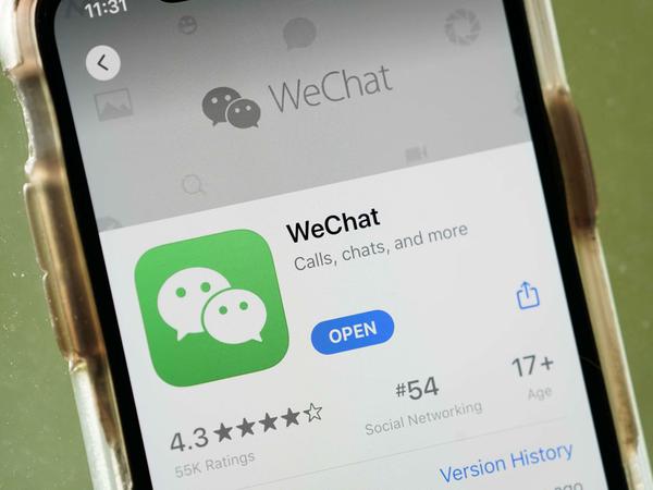 Donald Trump hat in den USA auch die in China äußerst beliebte Universal-App WeChat verboten.