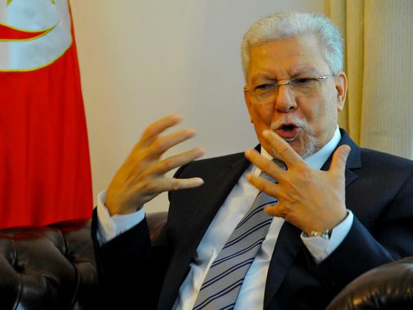 Tunesiens Außenminister Taïeb Baccouche. 
