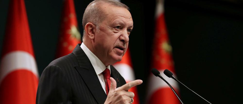 Der türkische Präsident: Recep Tayyip Erdogan.