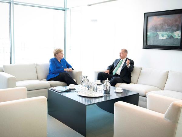 Angela Merkel und Recep Tayyip Erdogan konnten viele Meinungsverschiedenheiten nicht ausräumen.