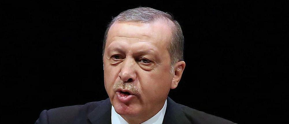 Der Präsident der Türkei Recep Tayyip Erdogan. 
