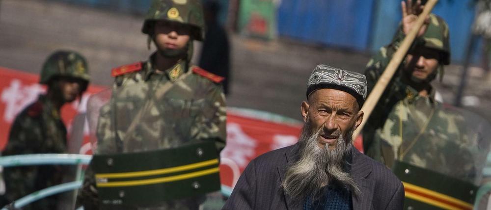 Angehöriger der uigurischen Minderheit in China in Ürümqi (Archivbild) 