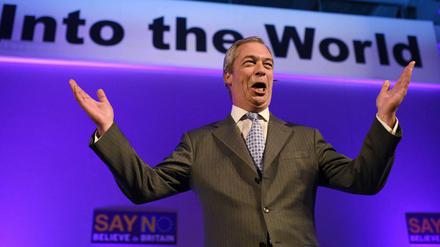 Ukip-Parteichef Nigel Farage sieht einen Stimmungswechsel bei den Wählern auf der Insel.