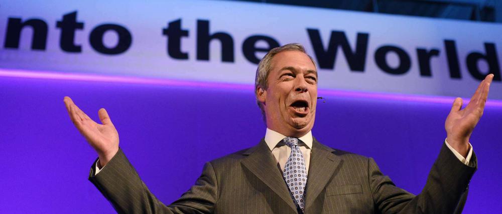 Ukip-Parteichef Nigel Farage sieht einen Stimmungswechsel bei den Wählern auf der Insel.