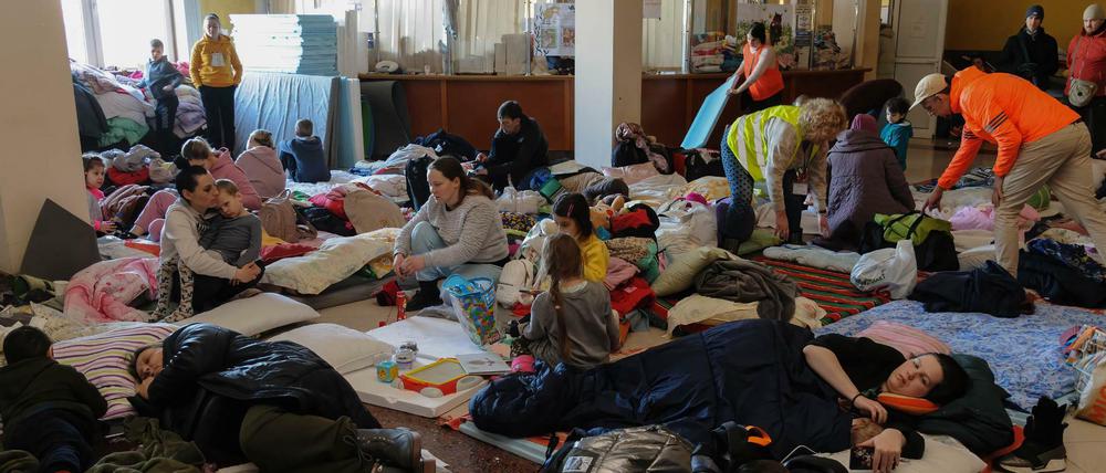 Die meisten Flüchtlinge aus der Ukraine befinden sich in Nachbarländern wie Polen