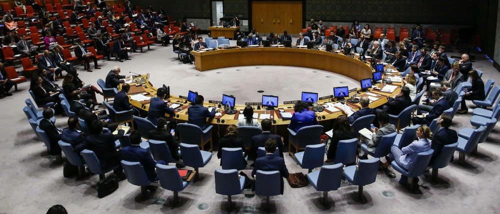 Hier im UN-Sicherheitsrat wird Weltpolitik gemacht.