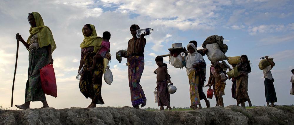 Rohingya-Flüchtlinge aus Myanmar in Bangladesch 
