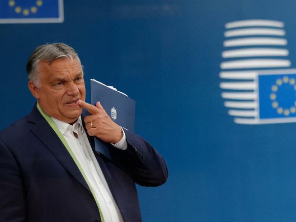 Ungarns Regierungschef Viktor Orbán beim EU-Gipfel Ende Juni in Brüssel. 