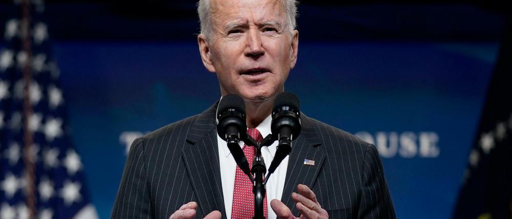 Joe Biden, Präsident der USA, spricht über die Reaktion seiner Regierung auf den Putsch in Myanmar.