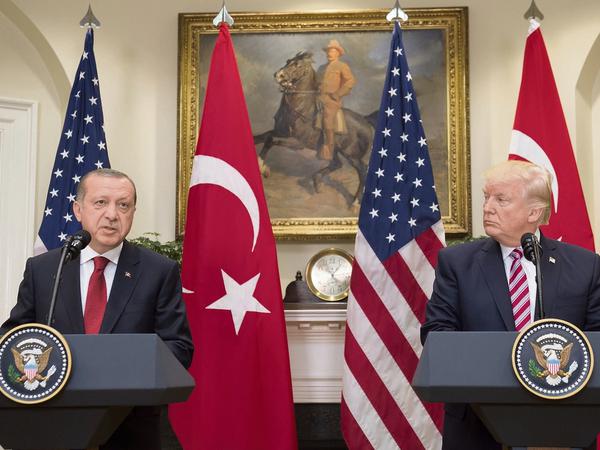 Erdogan und Trump liegen gerade in der Syrien-Politik über Kreuz. 