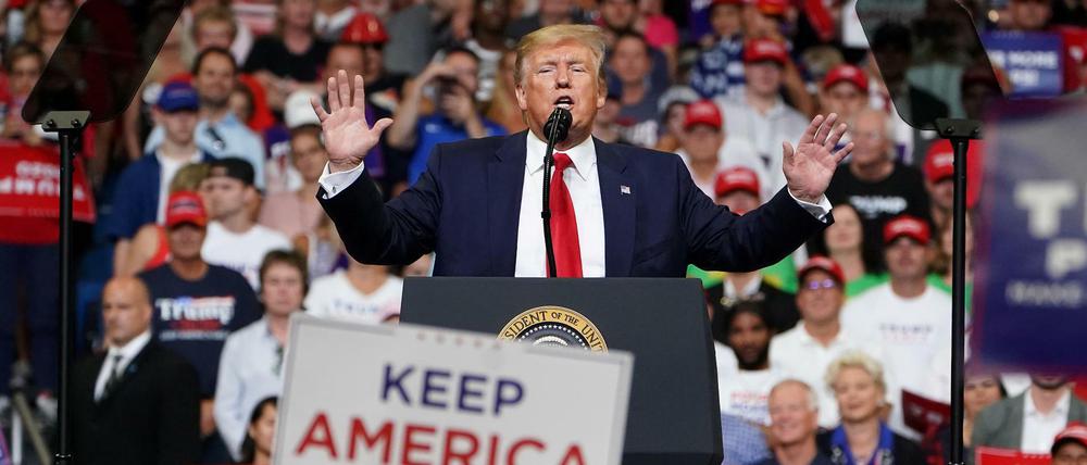 Wahlkampf für 2020 eröffnet: US-Präsident Donald Trump in Florida 