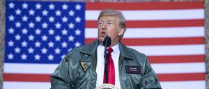 US-Präsident Donald Trump zu Besuch bei Truppen im Irak 