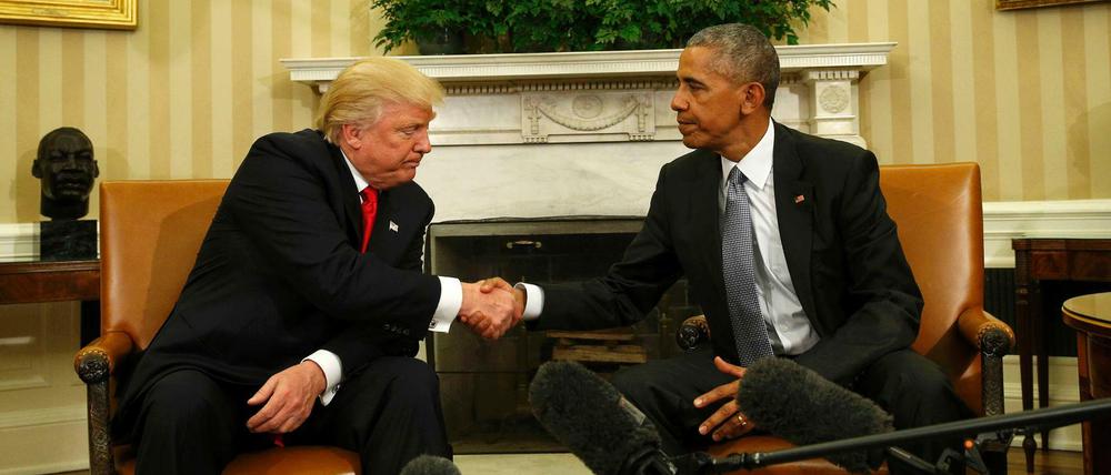 Donald Trump, der künftige US-Präsident, und Barack Obama, der amtierende, trafen sich im Weißen Haus.