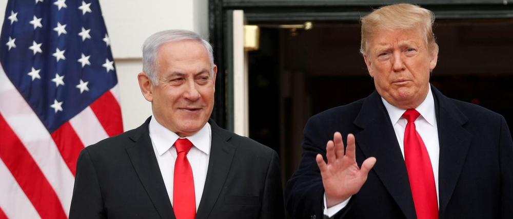 Der israelische Ministerpräsident Benjamin Netanjahu zu Besuch bei US-Präsident Donald Trump. 