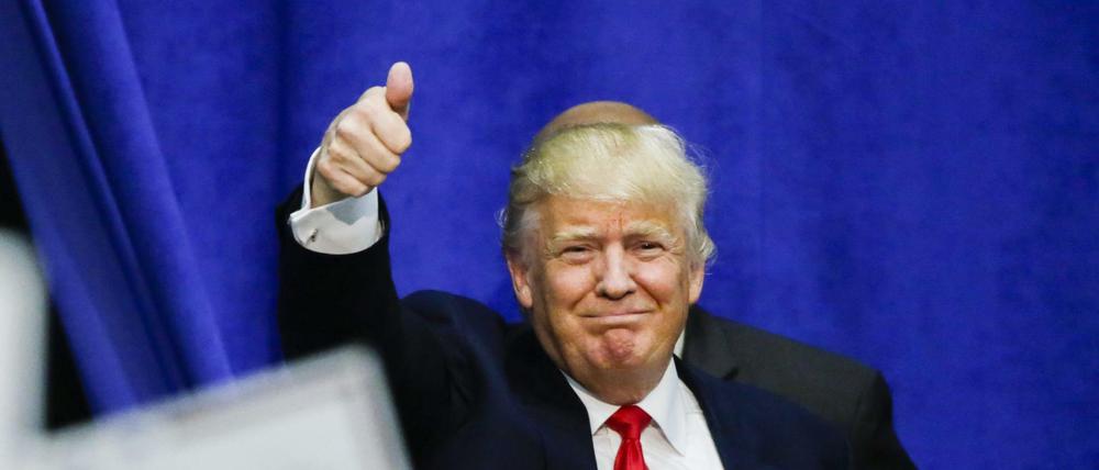 Der republikanische US-Präsidentschaftskandidat Donald Trump kann auch für die Vorwahl in Indiana zuversichtlich sein.