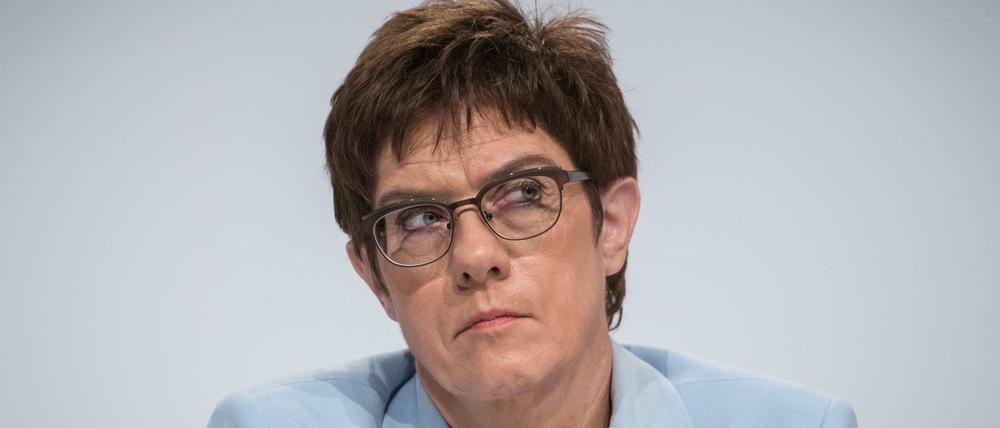 Skeptische CDU-Chefin: Annegret Kramp-Karrenbauer will nun schnell mit der neuen SPD-Führung sprechen.