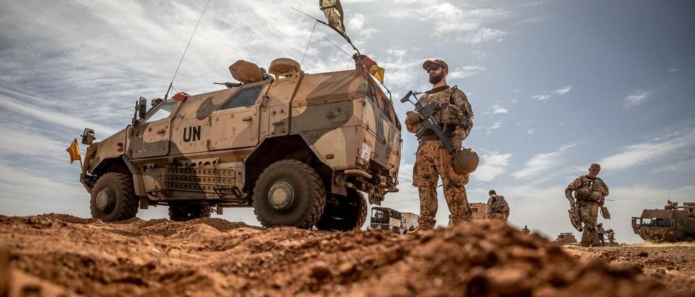 Dass sie nach ihrem Dienst Veteranen sein werden, ist unstrittig: Bundeswehr-Soldaten im Mali-Einsatz.