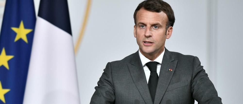 Staatschef Emmanuel Macron will am Montag Details einer möglichen Neuregelung erläutern.