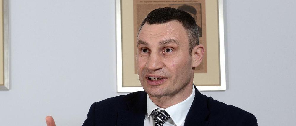 Vitali Klitschko, Bürgermeister von Kiew und ehemaliger Profiboxer. 