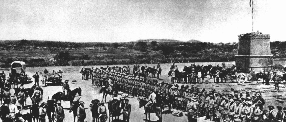 Deutsche Truppen töteten in der damaligen Kolonie Deutsch-Südwestafrika im heutigen Namibia Zehntausende Herero und Nama.