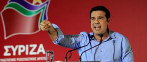Der zurückgetretene Ministerpräsident Alexis Tsipras kämpft um seine Wiederwahl in Griechenland.