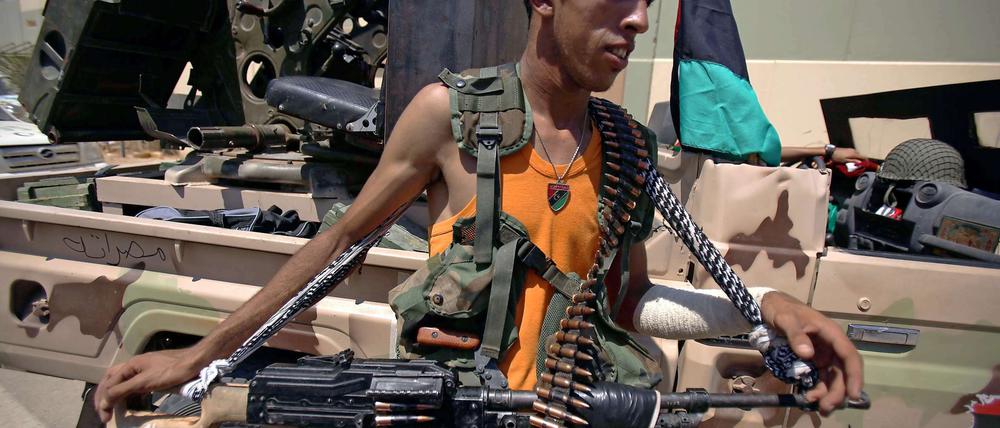 In Libyen sind Unmengen von Waffen und Munition im Umlauf. Das bereitet westlichen Beobachtern Sorge. 