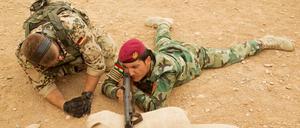 Im Militärkomplex Tadschi, nördlich der Hauptstadt Bagdad, sind 27 Bundeswehrsoldaten für die Ausbildung irakischer Kräfte im Einsatz.