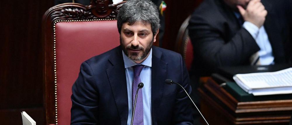 Roberto Fico, Abgeordneter der Fünf-Sterne-Protestbewegung wird Präsident der italienischen Abgeordnetenkammer.