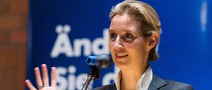 Die Spitzenkandidatin der AfD zur Bundestagswahl: Alice Weidel. 