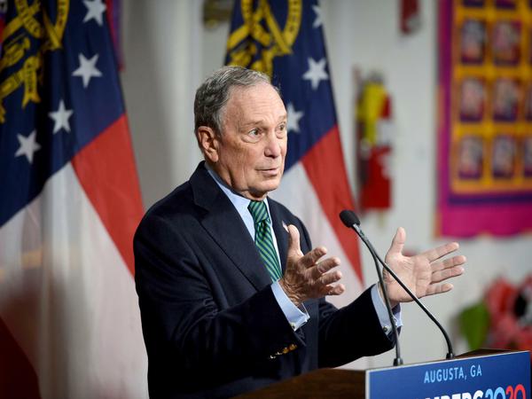 Später Einstieg: Michael Bloomberg, Bewerber um die Präsidentschaftskandidatur der US-Demokraten, bei einer Pressekonferenz.