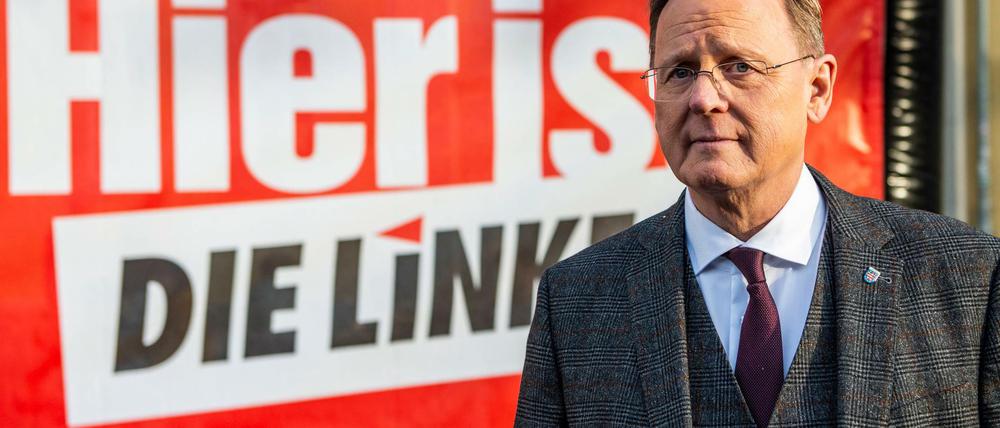 Linkspolitiker Ramelow braucht Unterstützung aus der CDU, wenn er Ministerpräsident werden will. 