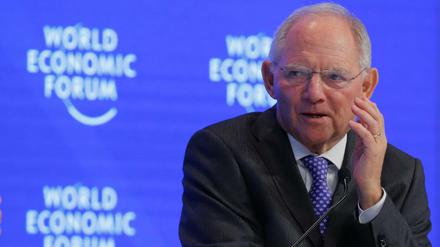 Bundesfinanzminister Wolfgang Schäuble. 
