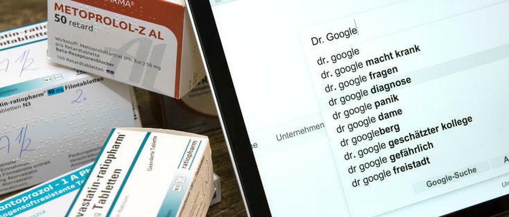 Was sagt Dr. Google? Bei Gesundheitsfragen konsultieren viele das Internet.   
