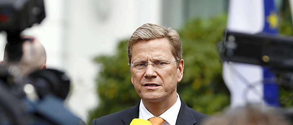 Außenminister Guido Westerwelle (FDP).
