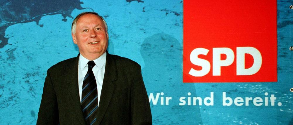 Er wäre bereit, aber in der SPD will ihn niemand zurück: Oskar Lafontaine auf 1998 in Bonn, damals noch SPD-Chef.